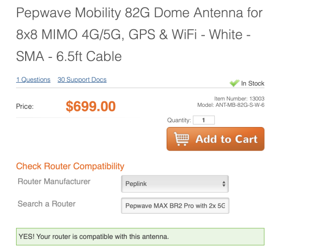 Antenna router compatibility checker