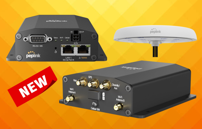 Exciting New Releases from Peplink 2 BR1 Mini M2M 82G NEW