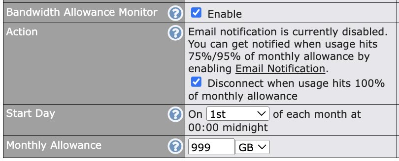 Prevent Data Usage Overage Charges with a Secondary Internet Service 10 Bandwidth Allowance Monitor