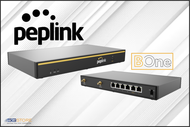 Peplink B One 2 Peplink B One front and back