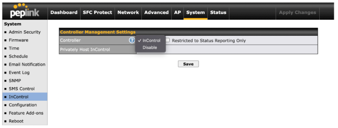 Peplink: Take Control of Your Management Software 18 Peplink Control 8
