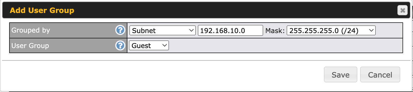 Utilizing Peplink QoS Bandwidth User Groups 17 Peplink QoS User Group Subnet