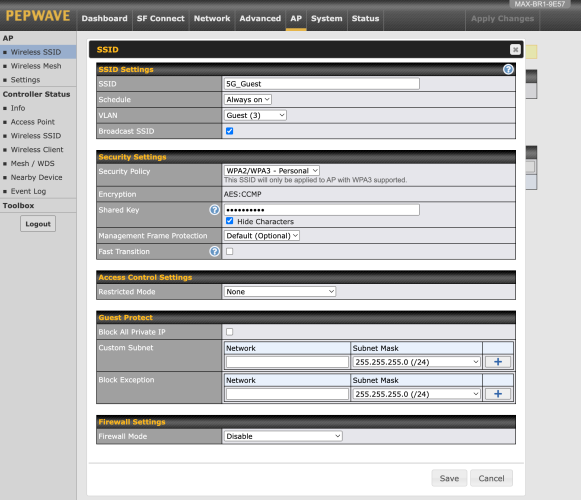 Utilizing Peplink QoS Bandwidth User Groups 16 Peplink SSID with VLAN
