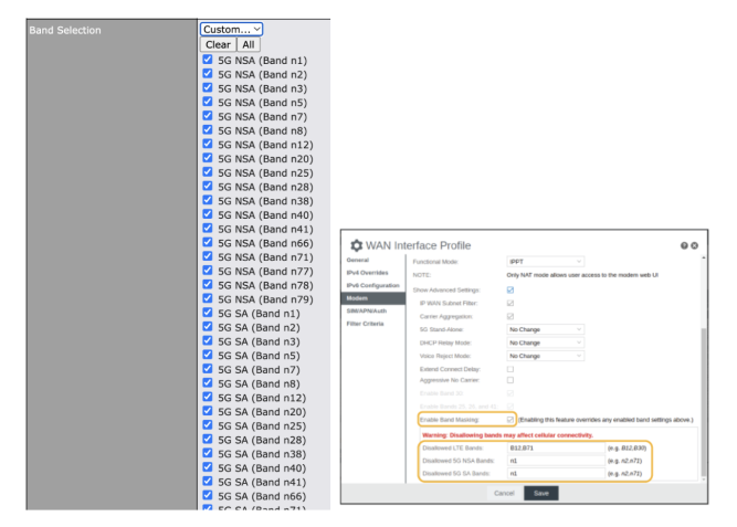 Increase Peplink or CradlePoint Speeds by Locking into different bands 2 Router Band Selection