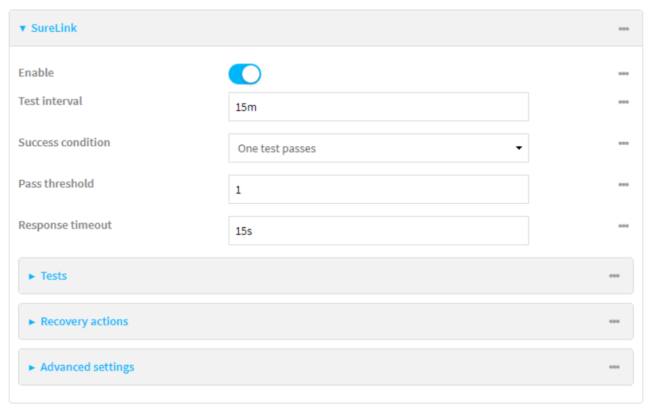 SureLink config1