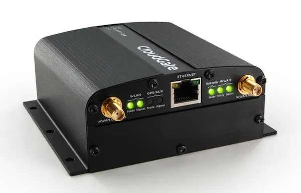 Option CloudGate M2M Cellular Gateway with Embedded Global 3G/4G Modem (AC power supply, 3 yr warranty)