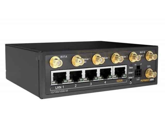 Peplink UBR LTE SpeedFusion Router with 2 x Cat 4 LTE Modems + PrimeCare