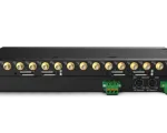Pepwave MAX HD4 MBX w/ 4x 5G/Cat 20 LTE Global Modems - Back - Sim slots, Cellular and GPS ports