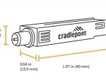 Bluetooth Module for Ericsson Cradlepoint E3000 and E300 - Dimensions