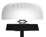 Poynting MIMO-4-17 7-IN-1 4x4 cellular, 2x2 Wifi, & Gps Dome  Antenna 6.5 foot cables- White - A-MIMO-0004-Side-View-White