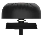 Poynting MIMO-4-19 9-IN-1,4x4 cellular, 4x4 Wifi, & Gps Dome Antenna 6.5 foot cables- Black - MIMO-4-19 Side View - Black
