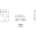 Peplink Metal L-Mount Kit for Mobility 42G and Antenna MAX - Included contents
