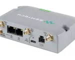 EX400, 5G RedCap Router, Global, Dual Ethernet, includes 1-year AirLink Complete - Back view