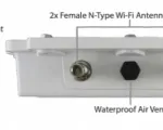 Pepwave Device Connector 300M IP67 (2.4GHz/5.0GHz) - Side View - Antenna Connectors 