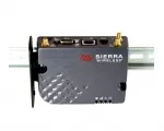 DIN Rail Mounting Bracket for Semtech (formerly Sierra Wireless) RV50X/RV55/RX55 - RV50 installed (router sold separately)