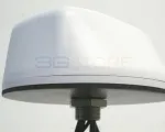 MobileMark White LTM Thru Roof Antenna (4xCell,1xGPS) - Side view