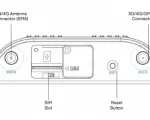 Ericsson Cradlepoint NetCloud Essentials for IoT - IBR200 AT&T/Generic - 3 Yr - Back View - Diagram 