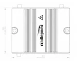 Ericsson Cradlepoint NetCloud Essentials for IoT - IBR200 AT&T/Generic - 3 Yr - Top View - Dimensions 