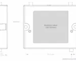 Ericsson Cradlepoint NetCloud Essentials for IoT - IBR200 AT&T/Generic - 5 Yr - Side/Bottom View - Dimensions 