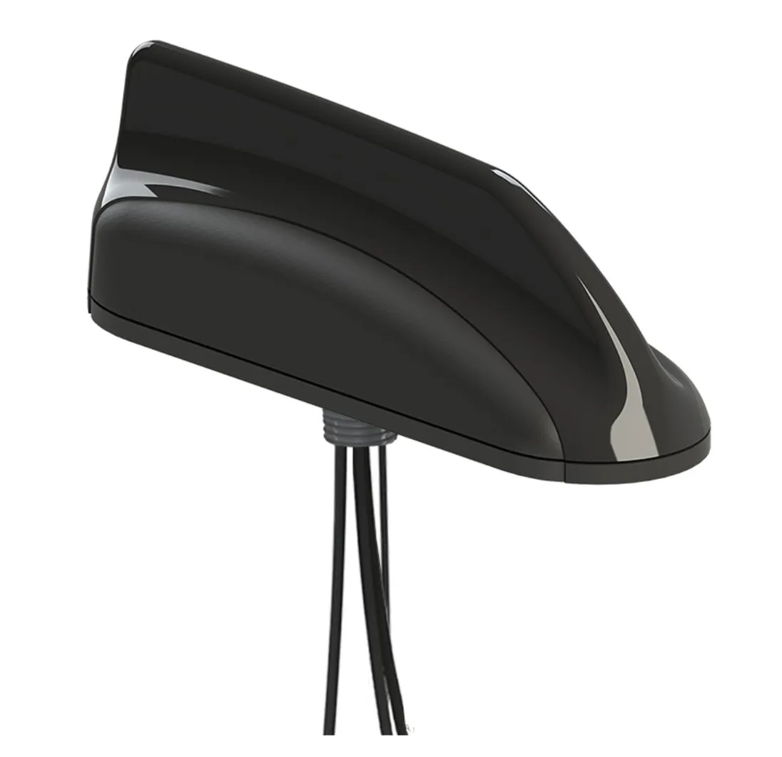 MXF402 MaxFin Low Profile MIMO Series (4 cables - 2x Cell, 1x WiFi, 1x GPS) - MXF402-3C3C3C2C-BLK-180