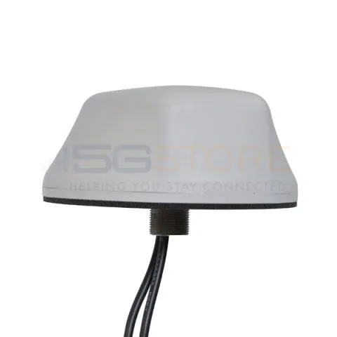 MobileMark White MiMo 3G/4G/LTE LTM Thru Roof Antenna - 35' Cables - LTM302-3C3C00-WHT-420