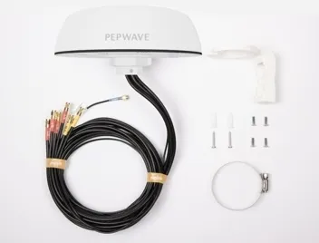 Pepwave Mobility 42G (4xCell,2xWiFi,1xGPS) - White - SMA - 16ft - ANT-MB-42G-S-W-16