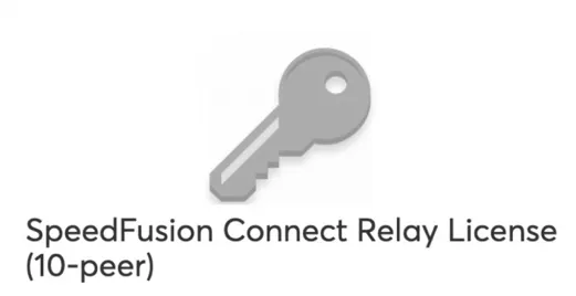 Peplink SpeedFusion Relay License (10-peer) - *SFC-RLY-LC-10