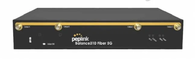 Peplink Balance 310 5G with 5G/Cat 20 LTE Modem - BPL-310-FBR-5GH-T-PRM