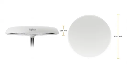 Pepwave Mobility 82G (8xCell,2x WiFi,1xGPS) - White - QMA - 6.5ft - ANT-MB-82G-Q-W-6