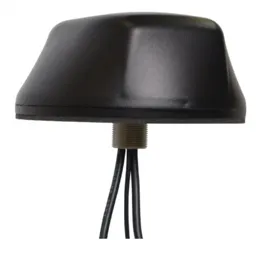 MobileMark Black LTMG301 Thru Roof Antenna (2xCell,1xGPS/GNSS) - LTMG301-3C3C2C-BLK-180
