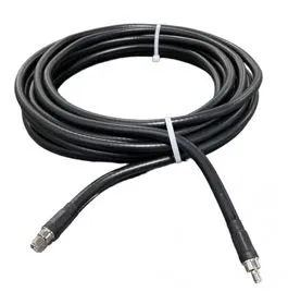 30 Foot Ultra Low Loss Cable (LMR400 Equivalent) (SMA/Male & SMA/Female Connectors) - Black - 