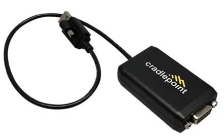 Ericsson Cradlepoint USB to RS232 Extensibility Cable, Used with R920, R980 and S700 - 170873-000