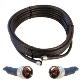 50 Foot Ultra Low Loss Cable (LMR400 Equivalent) (N/Male Connectors) - Black - 