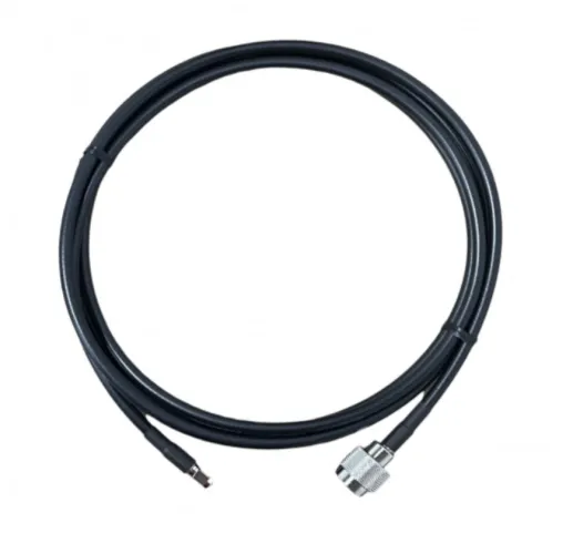 50 Foot Black Low Loss Cable (LMR240 Equivalent) (N/Male and SMA/Male Connectors) - 
