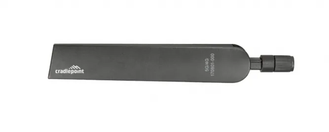 TAA Compliant Cellular Antenna, Charcoal, 600MHz - 6GHz, SMA, 180mm, Used with E100, E300, E3000, MC400, 1200M-B modems, S700 / - TAA-170801-000