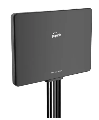 Peplink 4xLTE/5G, 1xGPS 600-6000MHz, SMA, Black, 1 ft / 30cm Slim Antenna - ANT-SLM-40G-S-B-1