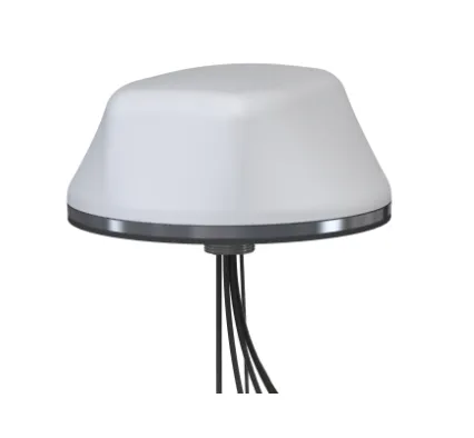 GNSS Multiband Surface Mount Antenna 4 cables: 2x LTE Cellular, 1x WiFi, 1x GNSS - LTMG401-3C3C3J2C-WHT-180