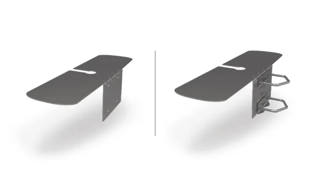 LPMHM8-6-60 BRACKET (MILD STEEL) WALL / MAST MNT SUB-ASSY - SAB-345