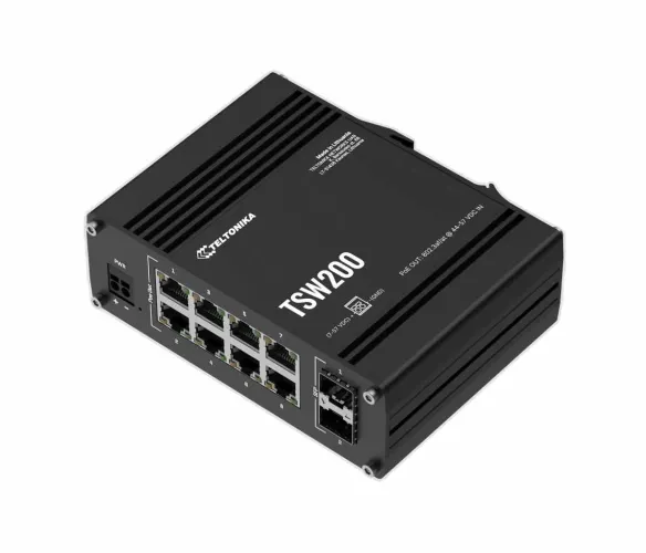 TSW200 Industrial PoE+ Ethernet Switch - TSW200000070