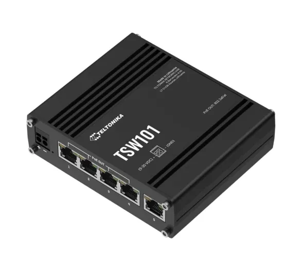 TSW101 Automotive PoE+ Ethernet Switch - TSW101000000