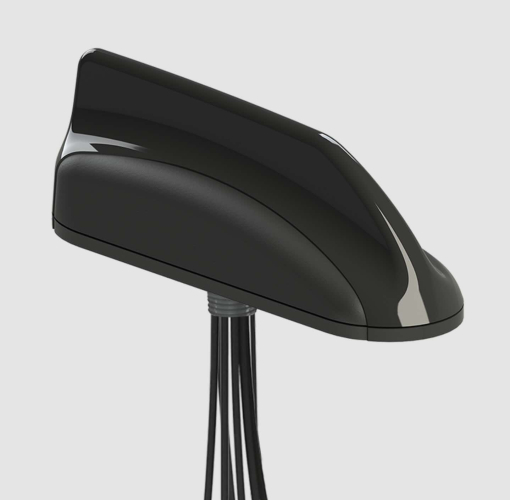 MXFG708 MaxFin Multi-band Antenna (black) - MXFG708-3C3C3J3J3J3J2C-BLK-180