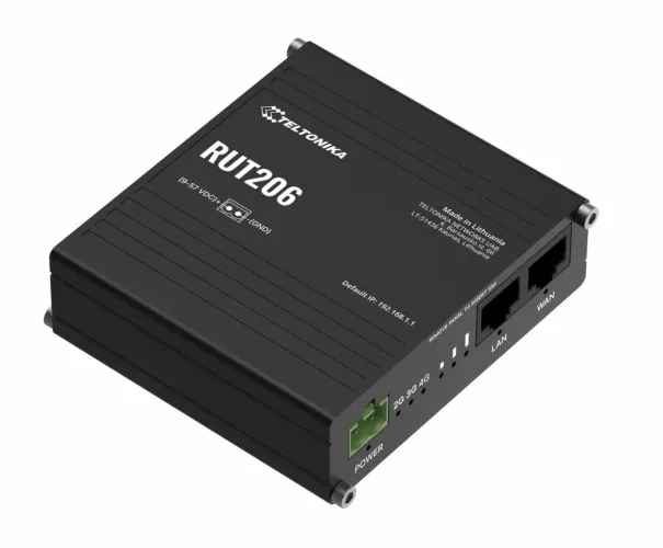 Teltonika RUT206 Industrial LTE Cat 4 Router - RUT206020000