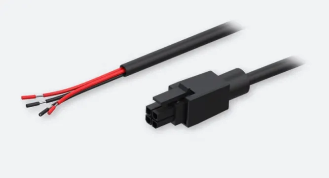 Power cable with 4-way open wire - PR2PL15B