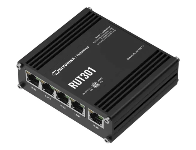 RUT301 Industrial Ethernet Router - RUT301000700