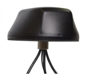 MobileMark Black LTM Thru Roof Antenna (4xCell,1xGPS) - LTMG940-A3CB3C00G2C-BLK-180-SP52