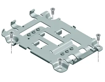 DIN Rail Mounting Bracket for Semtech (formerly Sierra Wireless) LX40 - 6001221