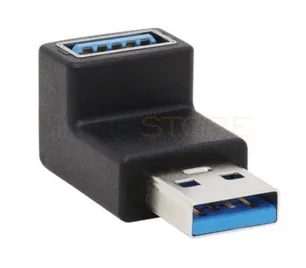 USB ADAPTER USB 3.0 USB-A M/F UP ANGLE - 